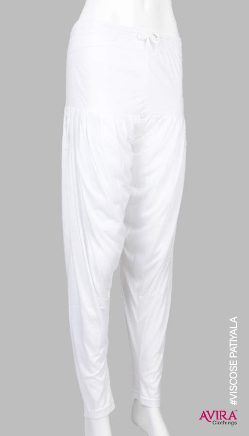 Photo 1 of 4 - Viscose Patiala Salwar: Comfortable & Stylish Bottom Wear for Women | Avira Clothings