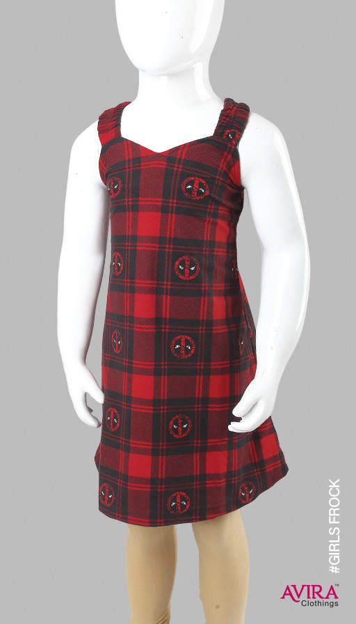 Photo 2 of 3 - Girls Button Frock Cute and Fancy Look for Babies | Avira Clothings