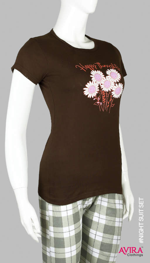 Photo 1 of 3 - Avira Women's Night Suit Set: Comfortable & Stylish Sleepwear | Avira Clothings