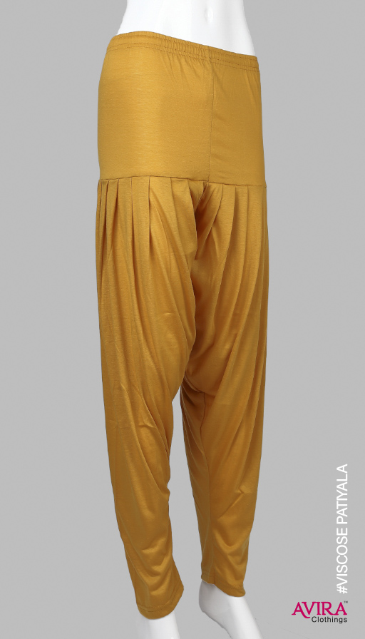 Photo 3 of 4 - Viscose Patiala Salwar: Comfortable & Stylish Bottom Wear for Women | Avira Clothings