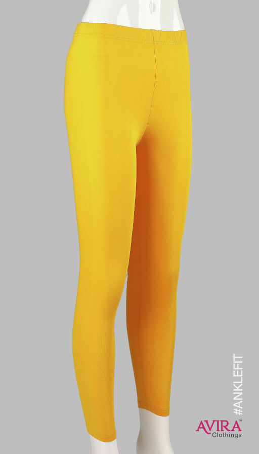Photo 1 of 3 - Premium Cotton Ankle Leggings - Soft, Stylish & Comfy Pants | Avira Clothings