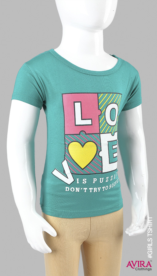 Photo 3 of 3 - Trendy Graphic T-Shirts for Girls | Comfortable & Durable | Avira Clothings