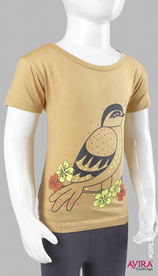 Photo 2 of 3 - Trendy Graphic T-Shirts for Girls | Comfortable & Durable | Avira Clothings