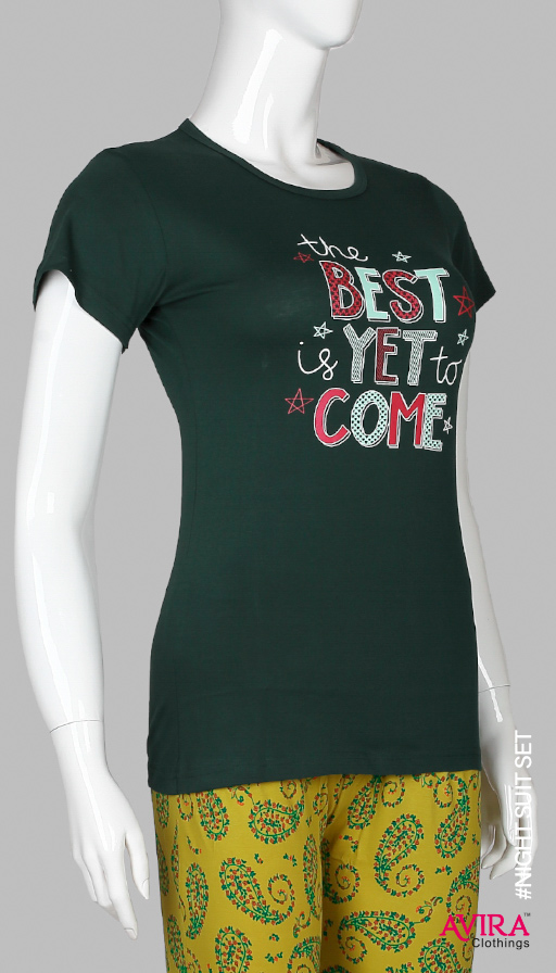 Photo 2 of 3 - Avira Women's Night Suit Set: Comfortable & Stylish Sleepwear | Avira Clothings