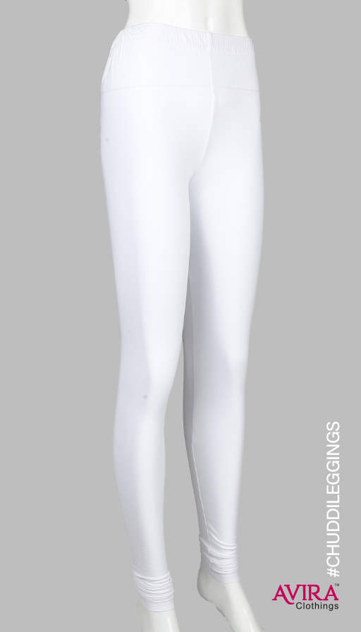 Photo 1 of 3 - Churidar Leggings White for Women from Avira Clothings, Premium Quality Leggings | Avira Clothings